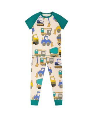 Boys' Organic Cotton Truck Print Two-Piece Pyjama Set - Baby by DEUX PAR DEUX