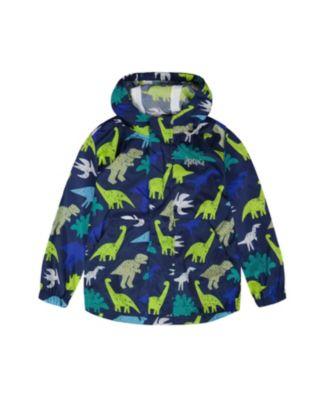 Boys' Packable Dinosaur Windbreaker - Little Kid by DEUX PAR DEUX