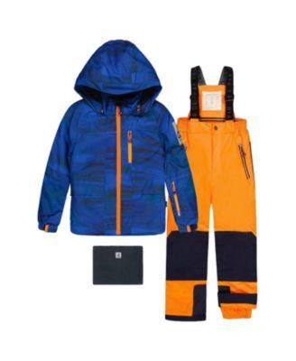 Boys' Play Hooded Jacket & Reinforced Pants Two Piece Snowsuit - Little Kid by DEUX PAR DEUX
