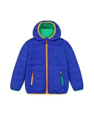 Boys' Quilted Hooded Zip Pocket Mid-Season Jacket - Little Kid by DEUX PAR DEUX