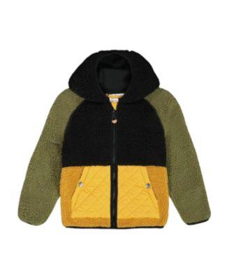 Boys' Sherpa Mid-Season Colorblock Jacket - Little Kid by DEUX PAR DEUX