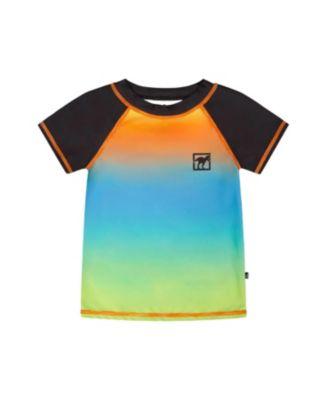 Boys' Short Sleeve Gradient Rashguard - Little Kid by DEUX PAR DEUX