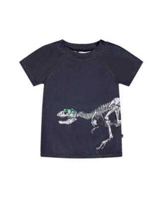 Boys' Short Sleeve Graphic Dinosaur Rashguard - Little Kid by DEUX PAR DEUX