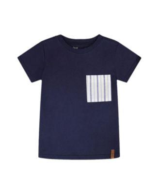 Boys' Short Sleeve Jersey T-Shirt with Chest Pocket - Little Kid by DEUX PAR DEUX
