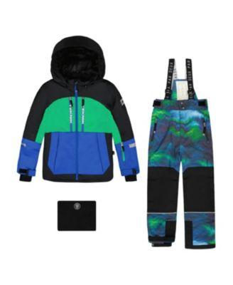 Boys' Two-Piece Colorblock Teknik Snowsuit - Big Kid by DEUX PAR DEUX