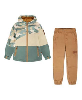 Boys' Two-Piece Mid-Season Camouflage Outerwear Set - Little Kid by DEUX PAR DEUX
