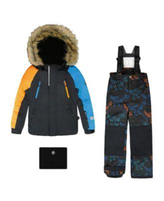 Boys' Two-Piece Play Robot Dinosaur Snowsuit - Little Kid by DEUX PAR DEUX