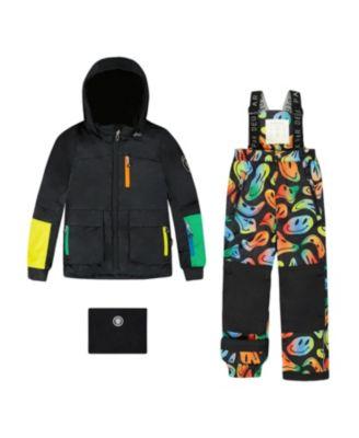 Boys' Two-Piece Play Smiley Face Snowsuit - Little Kid by DEUX PAR DEUX
