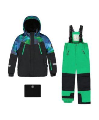 Boys' Two-Piece Play Snowsuit Colorblocked Jacket - Little Kid by DEUX PAR DEUX