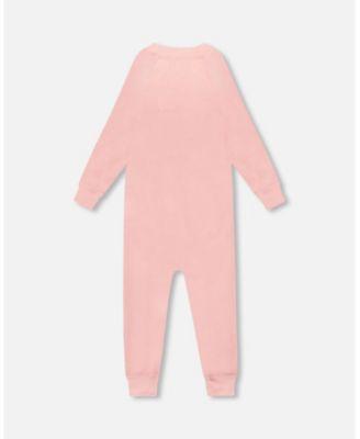 Girl One-Piece Thermal Underwear Dusty Pink - Child by DEUX PAR DEUX