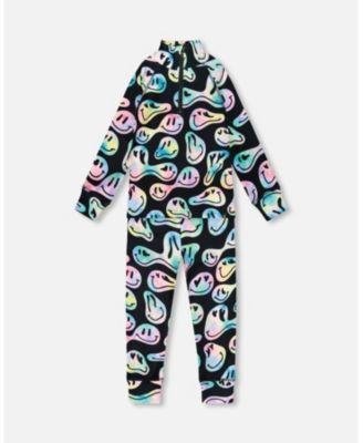 Girl Two-Piece Thermal Underwear Set Smiley Face Girl - Toddler|Child by DEUX PAR DEUX