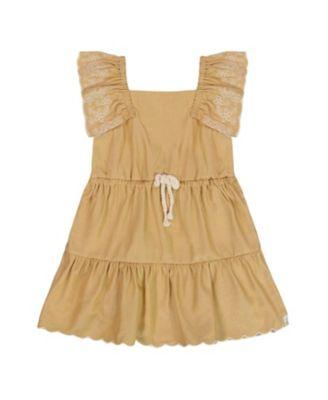 Girls' Chambray Dress with Embroidery - Baby by DEUX PAR DEUX