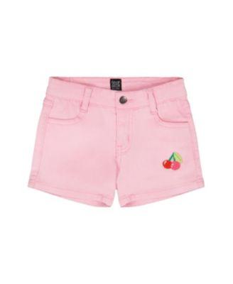 Girls' Cherry Embroidery Denim Shorts - Big Kid by DEUX PAR DEUX
