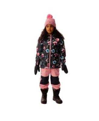 Girls' Chill Floral Jacket & Foot Strap Pants Two Piece Snowsuit - Little Kid by DEUX PAR DEUX