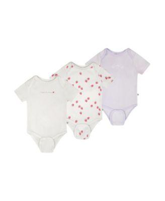 Girls' Evolutive Cotton Jersey 3 Pack Onesie - Baby by DEUX PAR DEUX