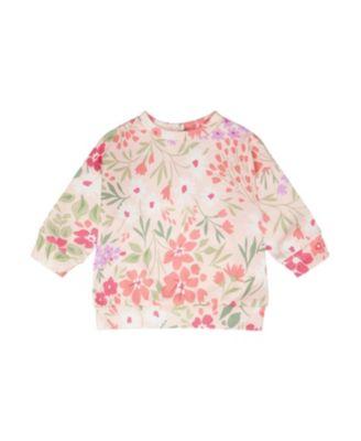 Girls' French Terry Flowers Sweatshirt - Little Kid by DEUX PAR DEUX