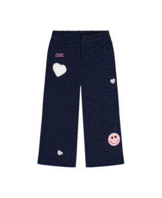 Girls' French Terry Playful Relaxed Sparkle Pant - Big Kid by DEUX PAR DEUX