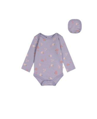 Girls' Hedgehog Organic Cotton Long Sleeve Romper - Baby by DEUX PAR DEUX