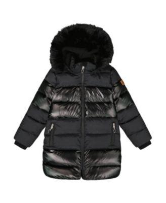 Girls' Long Metallic Puffy Winter Coat - Little Kid by DEUX PAR DEUX