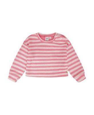 Girls' Long Sleeve Cropped Striped Sweater - Big Kid by DEUX PAR DEUX