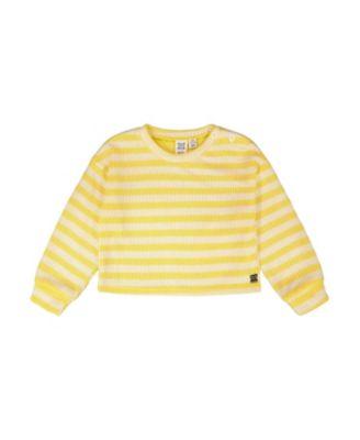 Girls' Long Sleeve Cropped Striped Sweater - Big Kid by DEUX PAR DEUX