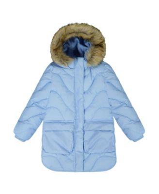 Girls' Long Wavy Quilt Puffy Winter Coat - Little Kid by DEUX PAR DEUX Girls' Long Wavy Quilt Puffy Winter Coat - Little Kid by DEUX PAR DEUX