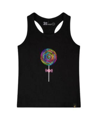 Girls' Organic Cotton Sleeveless Jersey Tank Top - Big Kid by DEUX PAR DEUX