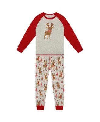 Girls' Organic Cotton Two-Piece Pajamas - Big Kid by DEUX PAR DEUX