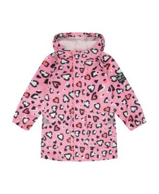 Girls' Polyurethane Heart Rain Jacket - Little Kid by DEUX PAR DEUX