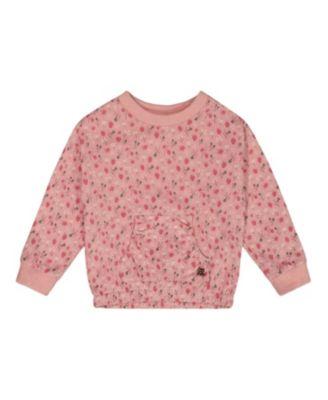 Girls' Printed French Terry Sweatshirt - Big Kid by DEUX PAR DEUX