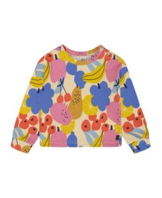 Girls' Printed French Terry Sweatshirt - Big Kid by DEUX PAR DEUX