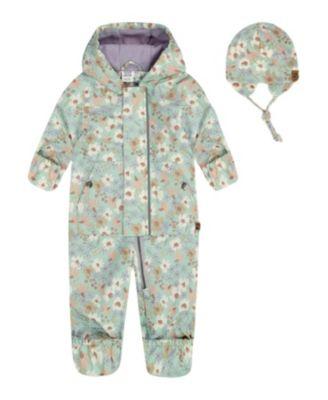 Girls' Printed Mid-Season One-Piece Outerwear with Hat - Baby by DEUX PAR DEUX