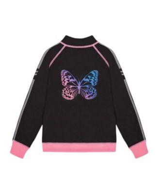 Girls' Printed Reversible Full Zip Athletic Cardigan - Big Kid by DEUX PAR DEUX