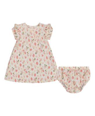 Girls' Printed Seersucker Dress and Bloomer Set - Baby by DEUX PAR DEUX