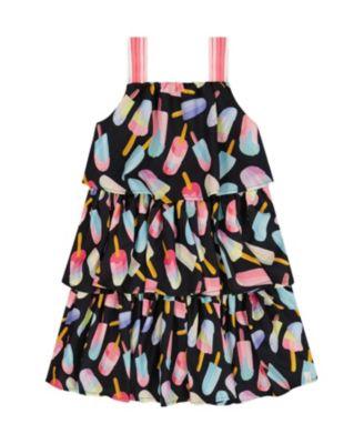 Girls' Printed Tiered Ice Lollipops Dress - Little Kid by DEUX PAR DEUX