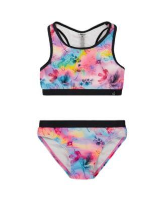 Girls' Printed Two-Piece Racerback Swimsuit - Little Kid by DEUX PAR DEUX