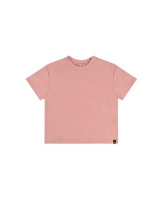 Girls' Relaxed Heavy Jersey Wide Short Sleeve T-Shirt - Little Kid by DEUX PAR DEUX