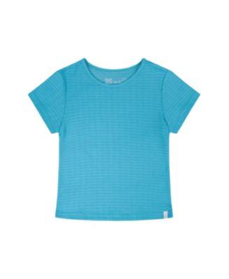 Girls' Relaxed Straight Fit Crinkle Jersey Short Sleeve T-Shirt - Baby by DEUX PAR DEUX