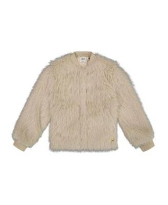 Girls' Short Faux Fur Coat - Little Kid by DEUX PAR DEUX Girls' Short Faux Fur Coat - Little Kid by DEUX PAR DEUX