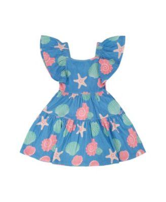 Girls' Short Sleeve Crinkle Jersey Shell Dress - Big Kid by DEUX PAR DEUX