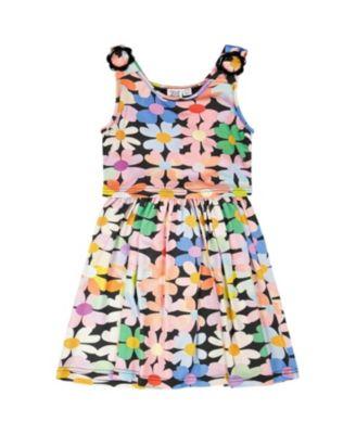 Girls' Sleeveless Flowers Dress - Little Kid by DEUX PAR DEUX