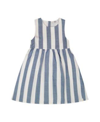 Girls' Sleeveless Striped Flared Dress - Big Kid by DEUX PAR DEUX