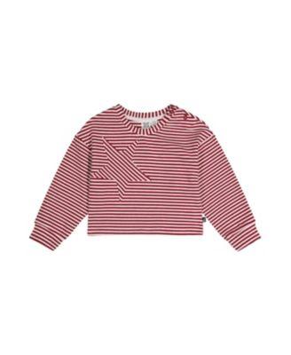 Girls' Soft Jersey Star Applique Long Sleeve Top - Big Kid by DEUX PAR DEUX