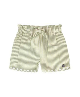 Girls' Stripes with Embroidery Flared Shorts - Little Kid by DEUX PAR DEUX
