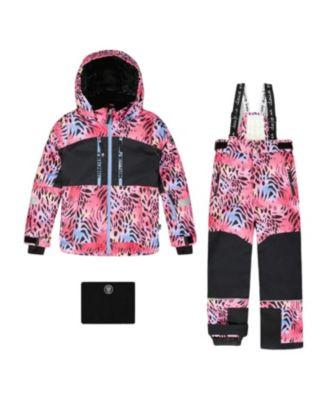 Girls' Two-Piece Leopard and Zebra Teknik Snowsuit - Big Kid by DEUX PAR DEUX
