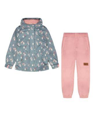 Girls' Two-Piece Mid-Season Cat Outerwear Set - Big Kid by DEUX PAR DEUX