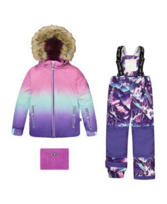 Girls' Two-Piece Mountain Play Snowsuit - Big Kid by DEUX PAR DEUX