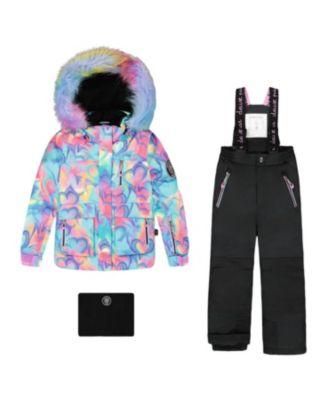 Girls' Two-Piece Multi Play Snowsuit - Little Kid by DEUX PAR DEUX