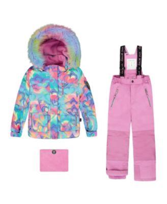 Girls' Two-Piece Play Heart Snowsuit - Big Kid by DEUX PAR DEUX