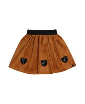 Girls' Velvet Shimmer Heart Sequin Elastic Waist Skirt - Big Kid by DEUX PAR DEUX